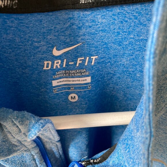 Nike light blue Dri-FIT running sweatshirt size M - Picture 3 of 3